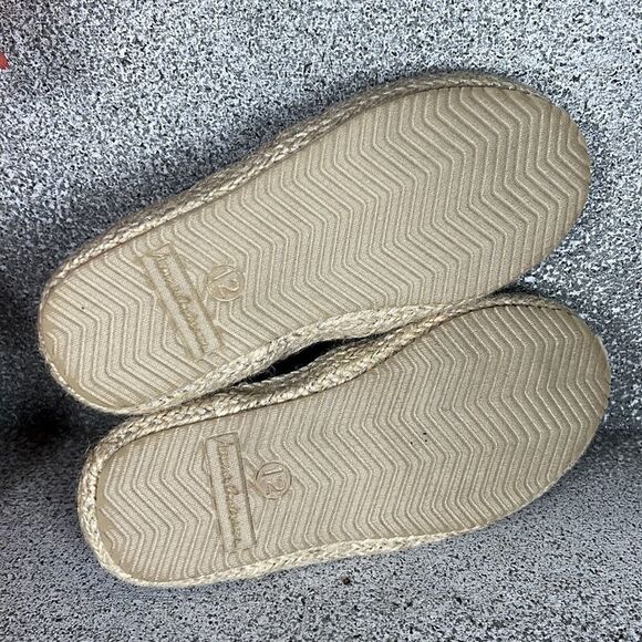 Hanna Andersson Paulina Espadrille Slip-on Shoe Navy & White - Picture 6 of 7